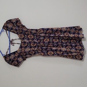 Rebellion lightweight Western Print Dress